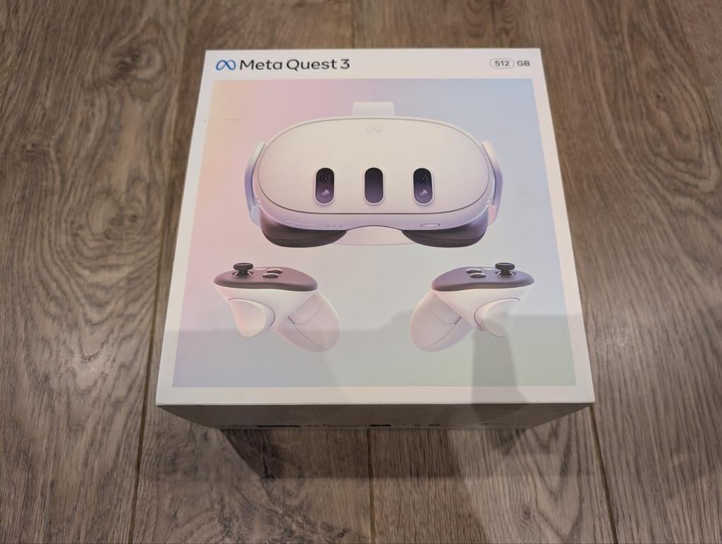 Meta Quest 3 512GB - Amper Gebruikt - VR, Games en Spelcomputers, Virtual Reality, Ophalen, Zo goed als nieuw, VR-bril