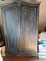 zwarte kleerkast, 100 tot 150 cm, 200 cm of meer, Eikenhout, Zo goed als nieuw