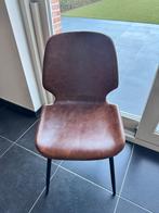 6 cognac stoelen, Ophalen, Overige materialen, Gebruikt, Bruin