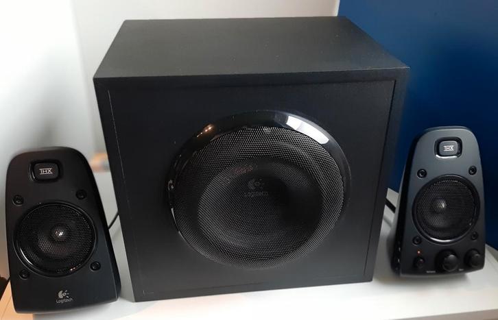 Logitech Speaker Systeem Z623 - Zwart, Computers en Software, Pc speakers, Zo goed als nieuw, Audiokanaal 2.1, Ophalen