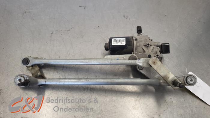 Ruitenwismotor + Mechaniek van een Ford Transit Courier, Auto-onderdelen, Ruiten en Toebehoren, Ford, Gebruikt, 3 maanden garantie