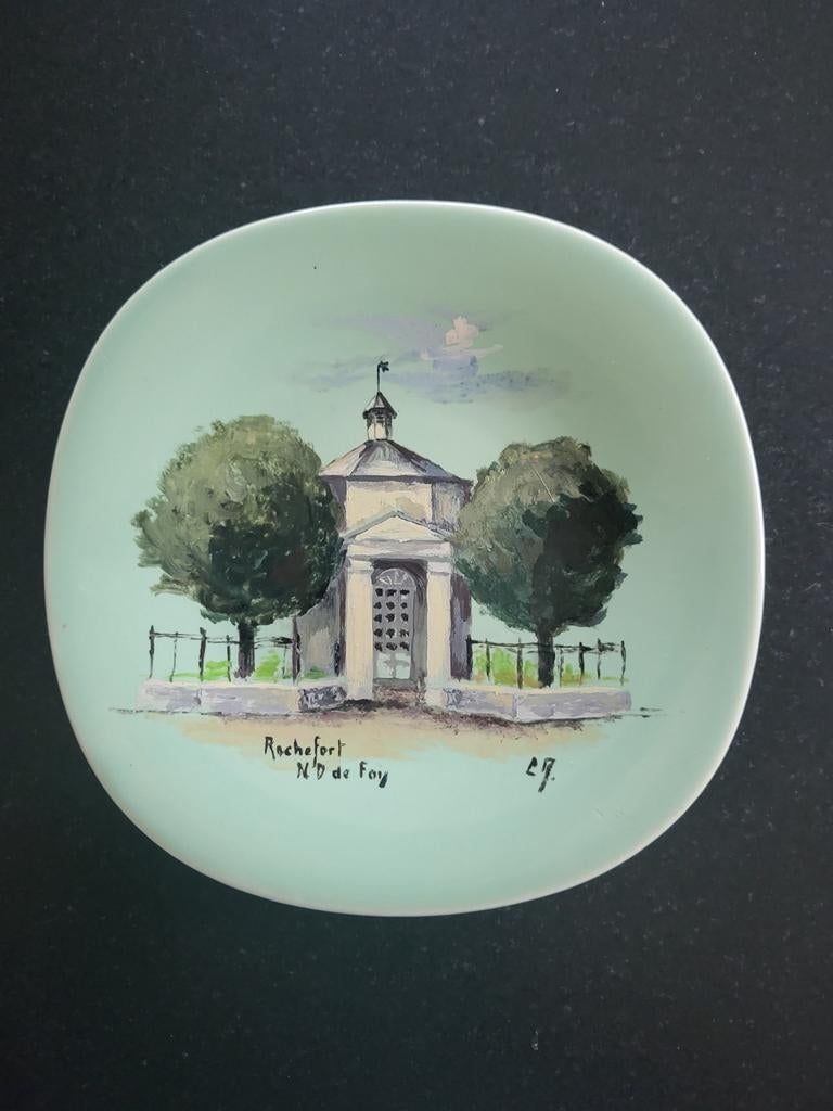 Boch-bord _ Rochefort ND de Foy, Ophalen of Verzenden