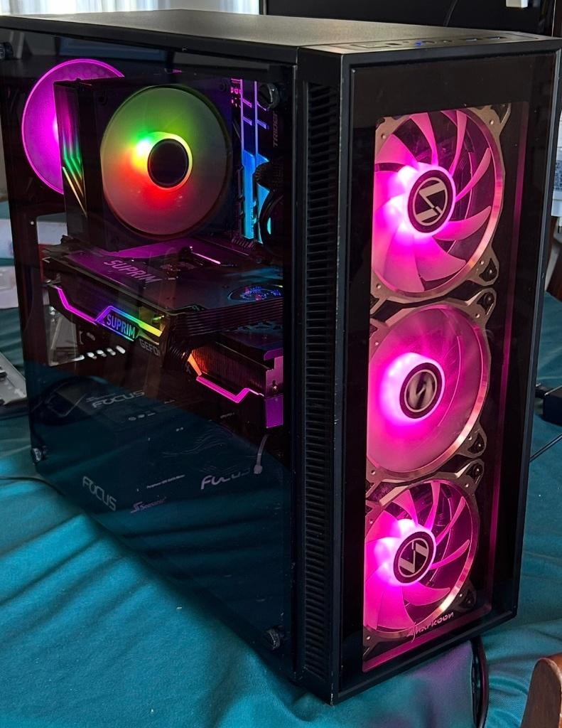 GamingPC |Intel Core i10700K | 16GB |1TB NVme - RTX 3070 8GB, Computers en Software, Desktop Pc's, Refurbished, 3 tot 4 Ghz, HDD