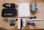 Wii complète & HDD Icy -Box avec 200 jeux, Enlèvement ou Envoi, Comme neuf, Avec 1 manette, Avec jeux