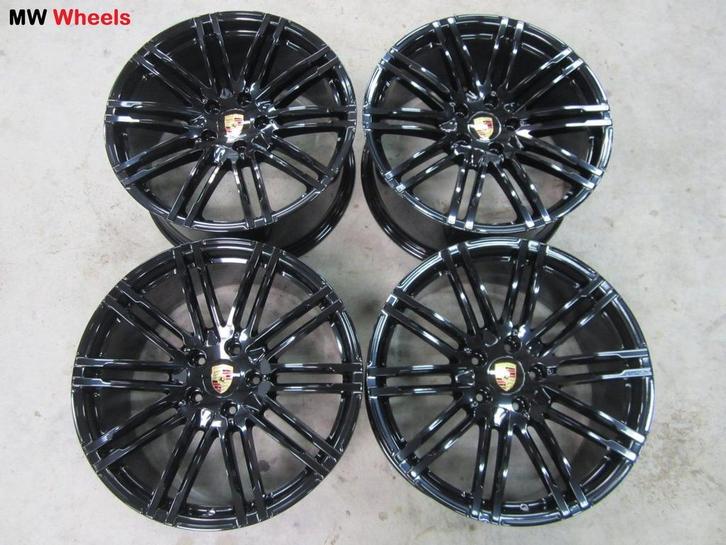 Porsche 21 inch Origineel Cayenne Turbo velgen nieuwstaat, Auto-onderdelen, Banden en Velgen, Velg(en), 21 inch, Gebruikt, Ophalen of Verzenden