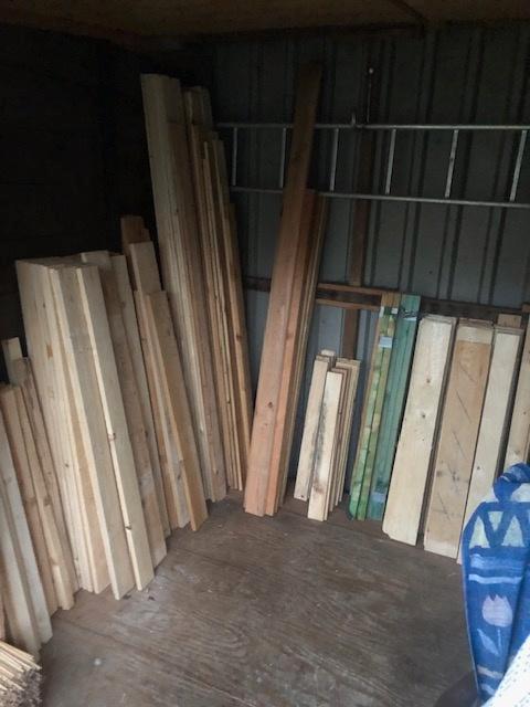 Timmerhout planken balkjes, Doe-het-zelf en Bouw, Hout en Planken, Zo goed als nieuw, Plank, Ophalen