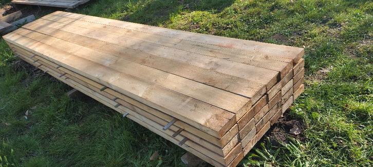 balken 14,5cm op 5,5cm van 400cm tot 210cm lang, Doe-het-zelf en Bouw, Hout en Planken, Gebruikt, Balk, Vuren, 300 cm of meer