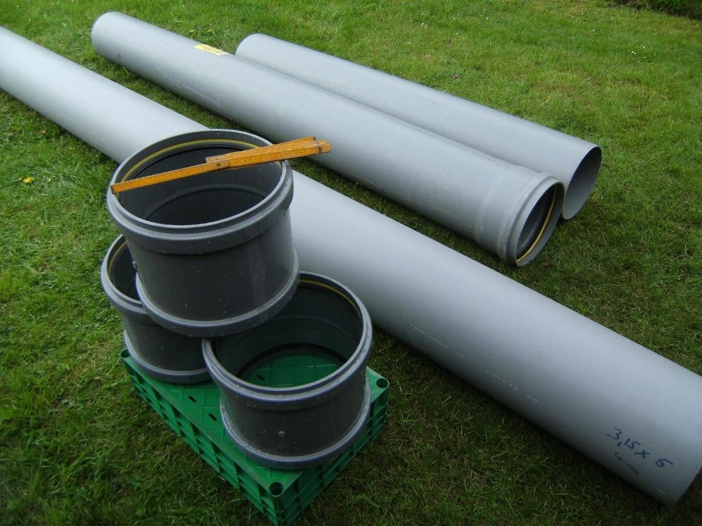 3 X PVC Steekmof  315  zware uitvoering, Ophalen, Nieuw, PVC