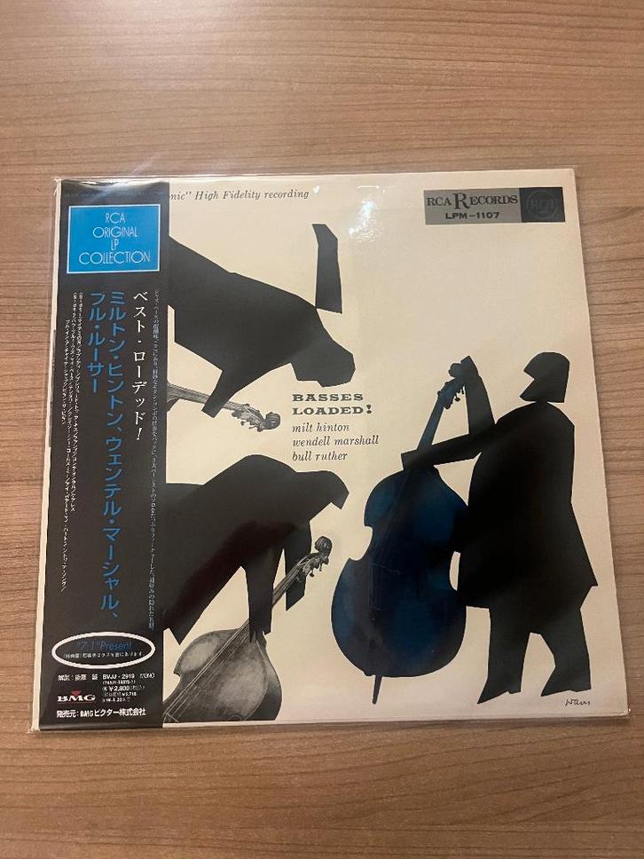 BASSES LOADED - M. HINTON, W. MARSHALL, B. RUTHER, Cd's en Dvd's, Vinyl | Jazz en Blues, Gebruikt, Jazz, 1960 tot 1980, Ophalen of Verzenden