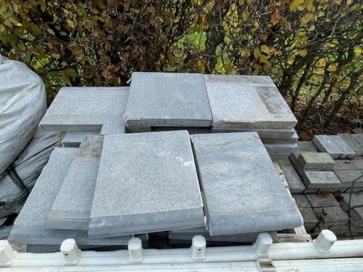 Margelles de piscine en pierre bleue, Doe-het-zelf en Bouw, Overige Doe-Het-Zelf en Bouw, Gebruikt, Ophalen