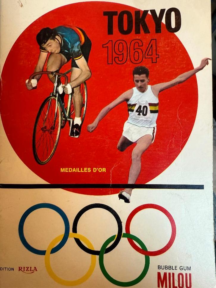 Tokyo 1964 - MEDAILLES D'OR - 38 chromos, Collections, Collections Autre, Envoi