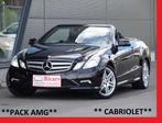 Mercedes E220 CDI **PACK-AMG** CABRIO+ AUTOMATIQUE AvanGarde, Autos, Cuir, Noir, Automatique, Carnet d'entretien