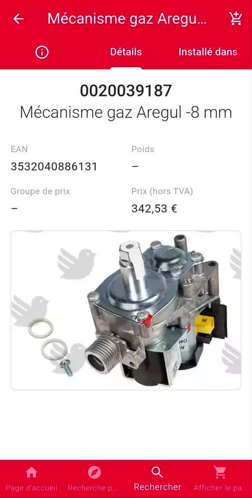 Bulex Mécanisme gaz Aregul - 8 mm (Gaz propane) 100% neuf, Collections, Collections Autre, Neuf, Enlèvement ou Envoi