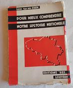 Pour Mieux Comprendre notre Histoire Nationale par Léon de, Livres, Histoire nationale, Enlèvement ou Envoi, Leon van der Essen