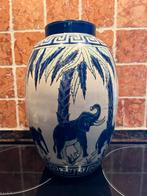 Superbe vase signé Kéralouve La Louvière, Ophalen of Verzenden
