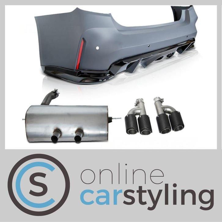 Achterbumper BMW 3-Serie G20 Sedan G80 Performance style, Auto-onderdelen, Carrosserie, Bumper, BMW, Achter, Nieuw, Ophalen of Verzenden