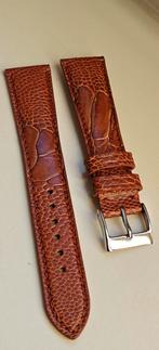 Nieuw ongedragen horlogeband van echt struisvogel scheen- en, Enlèvement ou Envoi, Neuf