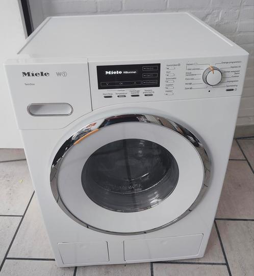 Miele W1 Twindos 8KG/1600 toeren A+++ energiezuinig, Elektronische apparatuur, Wasmachines, Zo goed als nieuw, Voorlader, 8 tot 10 kg