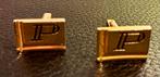 2 paires de bouton de manchette vintage, Bijoux, Sacs & Beauté, Boutons de manchette, Enlèvement, Comme neuf, Autres matériaux