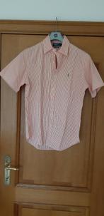 Hemd korte mouwen. Polo by Ralph Lauren. Maat M., Ophalen of Verzenden, Zo goed als nieuw, Blauw