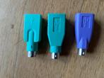 3x PS2 Male to USB Female Keyboard Mouse Adapter, Ophalen of Verzenden, Nieuw, Bedraad, Overige typen