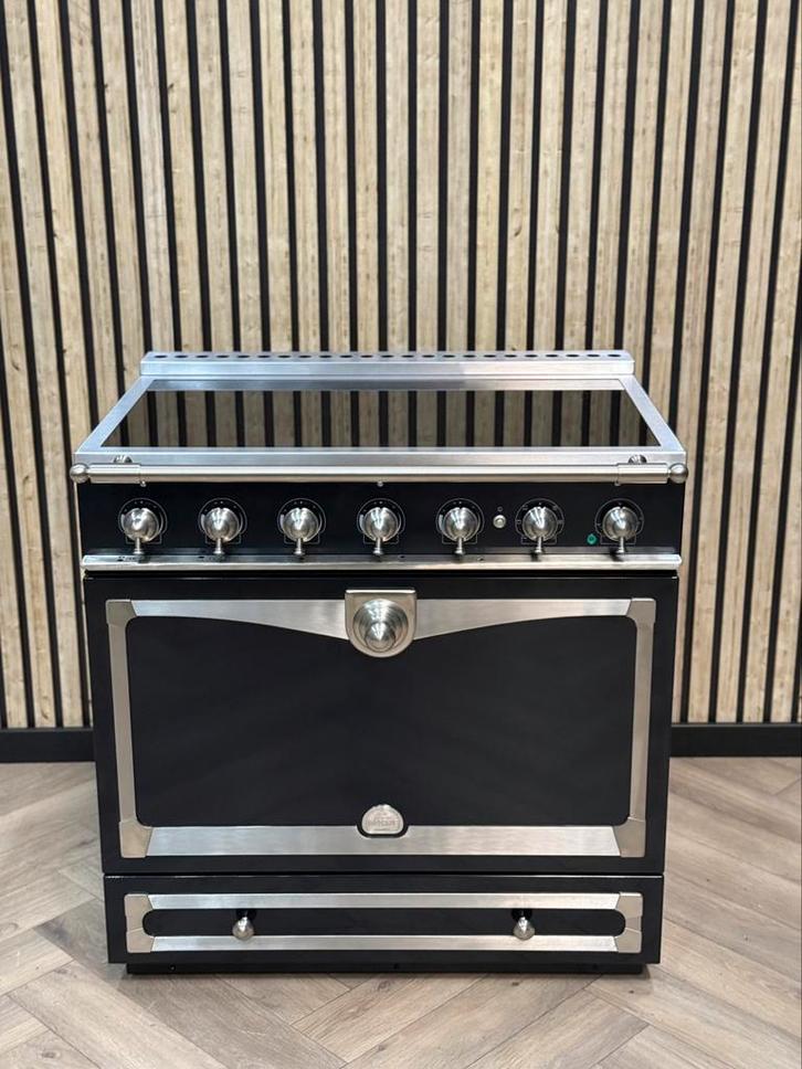 NIEUW La Cornue Albertine 90cm Zwart Inductie, Elektronische apparatuur, Fornuizen, Gas, Grill, Ophalen of Verzenden