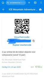 2x twee uur toegang tot skipiste ICE Mountain Adventure Park, Sport en Fitness, Skiën en Langlaufen, Ophalen of Verzenden