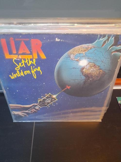 lp - liar - set the world on fire, Cd's en Dvd's, Vinyl | Rock, Gebruikt, Overige genres, 12 inch, Ophalen of Verzenden