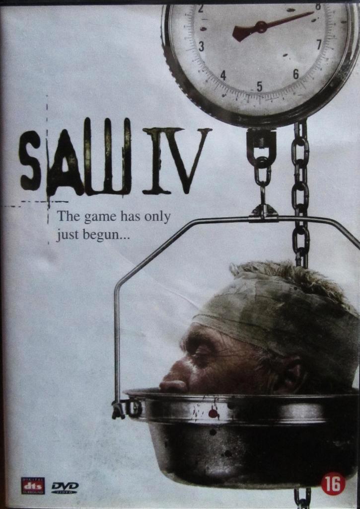 DVD HORROR- SAW IV, Cd's en Dvd's, Dvd's | Horror, Zo goed als nieuw, Overige genres, Alle leeftijden, Ophalen of Verzenden