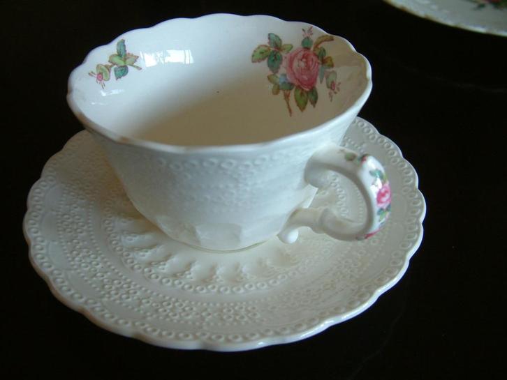 Jewel Collection, BILLINGSLEY ROSE - 1926 - zes items, Huis en Inrichting, Keuken | Servies, Nieuw, Kop(pen) en/of Schotel(s)
