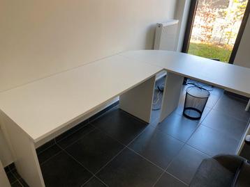 Hoekbureau wit, Ophalen, Zo goed als nieuw, Bureau