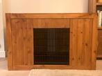 Hondenbench met houten omkasting, Animaux & Accessoires, Caisses pour chiens, Enlèvement, Comme neuf
