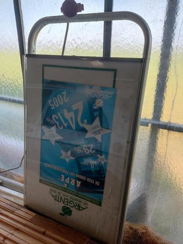 Reclame licht paneel, Ophalen, Gebruikt