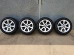 Set aluminium velgen + banden + sensoren 17’’ BMW, Pneus et Jantes, Pneus hiver, 17 pouces, Enlèvement
