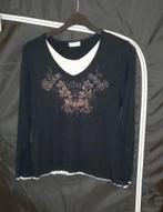 Dames T-shirt maat L Yessica by C&A., Kleding | Dames, T-shirts, Ophalen, Zwart, Maat 42/44 (L), Zo goed als nieuw