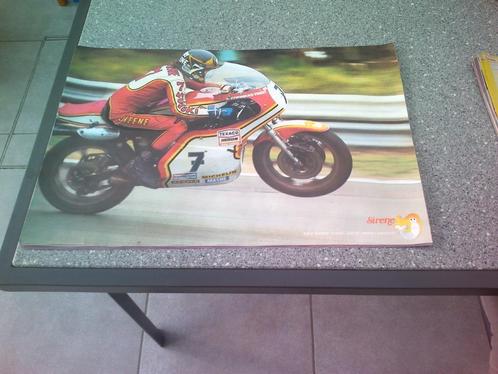 Poster Sirene limonade.Barry Sheene., Verzamelen, Automerken, Motoren en Formule 1, Nieuw, Motoren, Ophalen of Verzenden