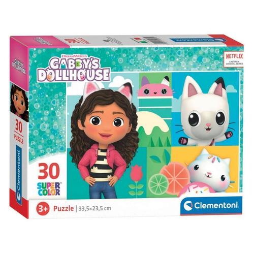 Gabby's Poppenhuis Puzzel - 30 stukjes - Clementoni, Enfants & Bébés, Jouets | Puzzles pour enfants, Neuf, 2 à 4 ans, 10 à 50 pièces