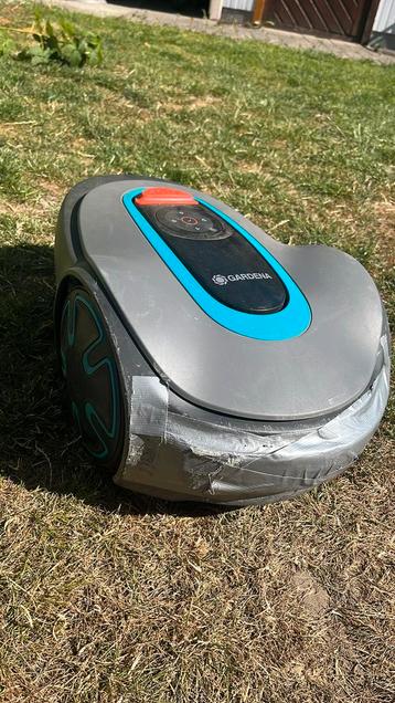 Gardena robotmaaier Sileno City 400 zelfgebouwde bumper, 20 à 25 cm, Utilisé, Gardena, Enlèvement