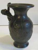 vase en étain art nouveau avec des anges puttis, Antiquités & Art, Curiosités & Brocante, Envoi