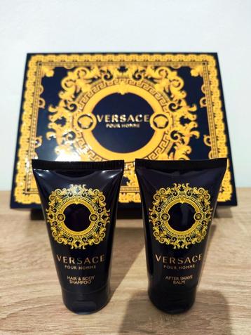 VERSACE pour homme. After shave balm & Hair/Body shampoo