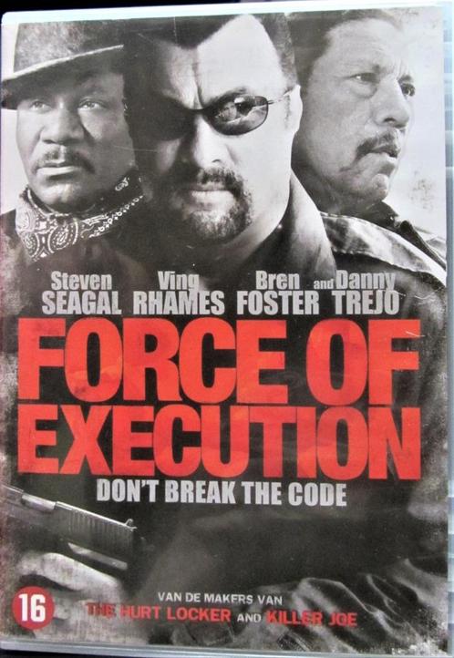 DVD ACTIE- FORCE OF EXECUTION (STEVEN SEAGAL), Cd's en Dvd's, Dvd's | Actie, Zo goed als nieuw, Actiethriller, Alle leeftijden