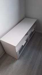 Meuble TV Ikea Brimnes blanche, Moins de 100 cm, 100 à 150 cm, Enlèvement, Utilisé