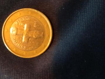 1 euromunt Cyprus  van 2004 beschikbaar voor biedingen