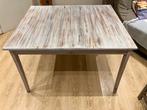 Mooie sterke tafel in goede staat, Ophalen, Vierkant, Zo goed als nieuw, Vijf personen of meer