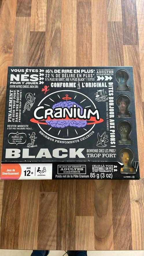 Jeu de société - Cranium black - Hasbro, Hobby en Vrije tijd, Gezelschapsspellen | Bordspellen, Zo goed als nieuw, Een of twee spelers