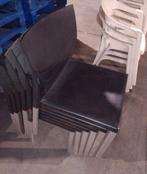 6 plastic/metalen tuinstoelen, Ophalen, Gebruikt, Plastic