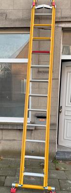 Staltor ladder 2x12 *NIEUW*, Doe-het-zelf en Bouw, Ladders en Trappen, Ophalen, Zo goed als nieuw, Ladder