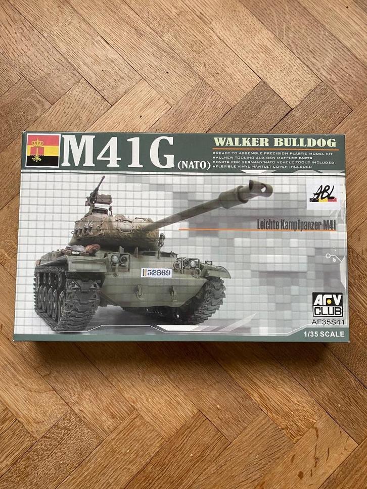 WALKER BULLDOG M41G (NATO - NAVO) - BELGISCH LEGER - 1/35, Hobby en Vrije tijd, Modelbouw | Auto's en Voertuigen, Nieuw, Tank