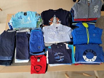 groot pakket van 114 stuks kinderkleding maat 128 beschikbaar voor biedingen