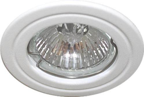 Inbouwspot wit vast voor GU10, Huis en Inrichting, Lampen | Plafondlampen, Nieuw, Metaal, Ophalen of Verzenden